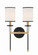 Hatfield Two Light Wall Sconce in Black Forged / Vibrant Gold (60|HAT-472-BF-VG)