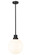 Laurent One Light Outdoor Pendant in Black (224|597P12-BK)