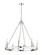 Barclay Eight Light Chandelier in Polished Nickel (224|482R-8PN)