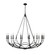 Arabella 16 Light Chandelier in Matte Black (224|3500-16MB)