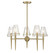 Shellbourne Five Light Chandelier in Warm Brass (51|1-2106-5-322)