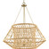 Laila Five Light Chandelier in Vintage Brass (54|P400324-163)