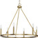 Gilliam Six Light Chandelier in Vintage Brass (54|P400313-163)