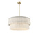 Five Light Pendant in Natural Brass (446|M7037NFR)