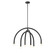 Six Light Chandelier in Matte Black (446|M100115MBK)