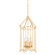 Lassen Four Light Lantern in Vintage Gold Leaf (67|F4614-VGL)