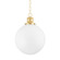 Beverly One Light Pendant in Aged Brass (428|H770701L-AGB)