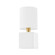 Joey One Light Wall Sconce in Aged Brass/Ceramic Satin White (428|H627101-AGB/CSW)