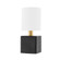 Joey One Light Wall Sconce in Aged Brass/Ceramic Satin Black (428|H627101-AGB/CSB)