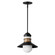 Admiralty One Light Outdoor Pendant in Black / Antique Brass (16|35121SWBKAB)