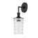 Copacabana One Light Outdoor Wall Sconce in Black (16|12442CLFTBK)