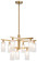 Kristof Nine Light Chandelier in Aged Gold Brass (423|C60809AG)