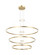 O'Hara LED Chandelier in Brushed Gold (423|C30896BG)