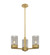 Downtown Urban LED Pendant in Brushed Brass (405|427-3CR-BB-G427-9SM)