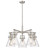 Downtown Urban Five Light Chandelier in Satin Nickel (405|411-5CR-SN-G411-7SDY)