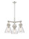 Downtown Urban Three Light Pendant in Polished Nickel (405|411-3CR-PN-G411-7SDY)