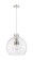 Downtown Urban Three Light Pendant in Polished Nickel (405|410-3PL-PN-G410-18CL)