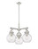 Downtown Urban Three Light Pendant in Polished Nickel (405|410-3CR-PN-G410-7SDY)