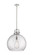 Downtown Urban One Light Pendant in Polished Nickel (405|410-1SL-PN-G410-18SDY)