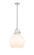 Downtown Urban One Light Pendant in Polished Nickel (405|410-1SL-PN-G410-14WH)