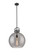 Downtown Urban One Light Pendant in Matte Black (405|410-1SL-BK-G410-16SM)