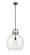 Downtown Urban One Light Pendant in Matte Black (405|410-1SL-BK-G410-16CL)