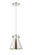 Downtown Urban One Light Pendant in Polished Nickel (405|410-1PS-PN-M411-8PN)