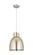 Downtown Urban One Light Pendant in Satin Nickel (405|410-1PM-SN-M412-10SN)