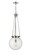 Essex One Light Pendant in Polished Nickel (405|221-1P-PN-G204-14)