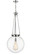 Essex One Light Pendant in Polished Chrome (405|221-1P-PC-G202-18)