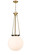 Essex One Light Pendant in Brushed Brass (405|221-1P-BB-G201-16)