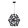 Maud Three Light Chandelier in Matte Black (387|ICH635B03BK17)