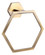 Atalee Towel Ring in Gold (387|BA109A07GD)