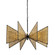 Machina Eight Light Chandelier in Matte Black/Sulihiya (137|379C08MBS)