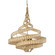 Flow Eight Light Pendant in Baguette/Natural Rattan (137|240P08BTR)