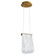 Veer LED Pendant in Aged Brass (440|3-602-40)