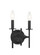 Muncie Two Light Wall Sconce in Coal (7|5032-66A)