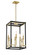 Union Estates Eight Light Pendant in Coal And Soft Brass (7|2119-726)