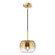 Samar One Light Pendant in Brushed Gold/Copper (347|PD57508-BG/CP)