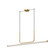 Vesper LED Linear Pendant in Brushed Gold (347|LP73048-BG)