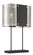 Noho Two Light Table Lamp in Brushed Nickel W/ Sand Coal (42|P5532-420)