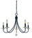 Ashley Five Light Chandelier in Matte Black (8|L1165 MBLACK)