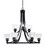 Paramount Nine Light Chandelier in Matte Black (200|3409-MB-461)