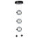 Abacus LED Pendant in Dark Smoke (39|139059-LED-STND-07-GG0668)