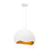 Baleia Two Light Pendant in White and Gold Foil (40|46440-020)