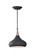 Belle One Light Pendant in Black (1|P1253BK)