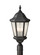 Martinsville Three Light Outdoor Post Lantern in Black (1|OL5907BK)