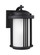 Crowell One Light Outdoor Wall Lantern in Black (1|8547901-12)