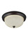 Geary One Light Flush Mount in Bronze (1|77063EN3-710)