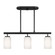 Oslo Three Light Island Pendant in Midnight Black (1|66160EN3-112)